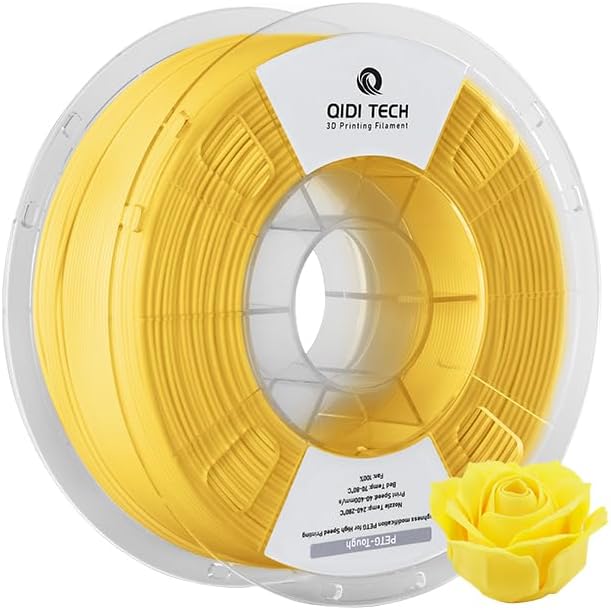 QIDI TECH PETG-Tough 3D Drucker Filament, Zähigkeit PETG Filament 1.75mm, 3D Druck Filament 1kg Spul