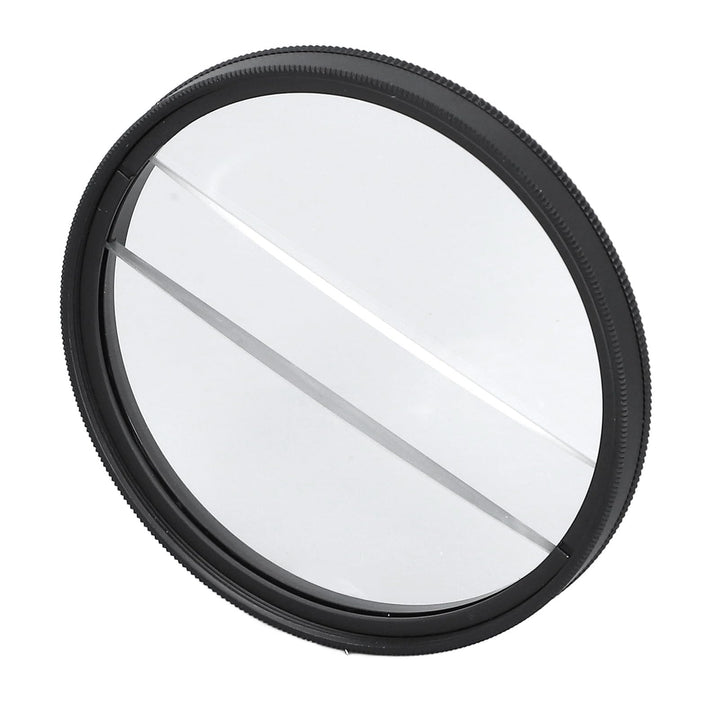 62Mm Doppel Split Dioptrien Filter, Unschärfe Spezialeffektfilter mit Aluminiumrahmen, Mehrschichtig