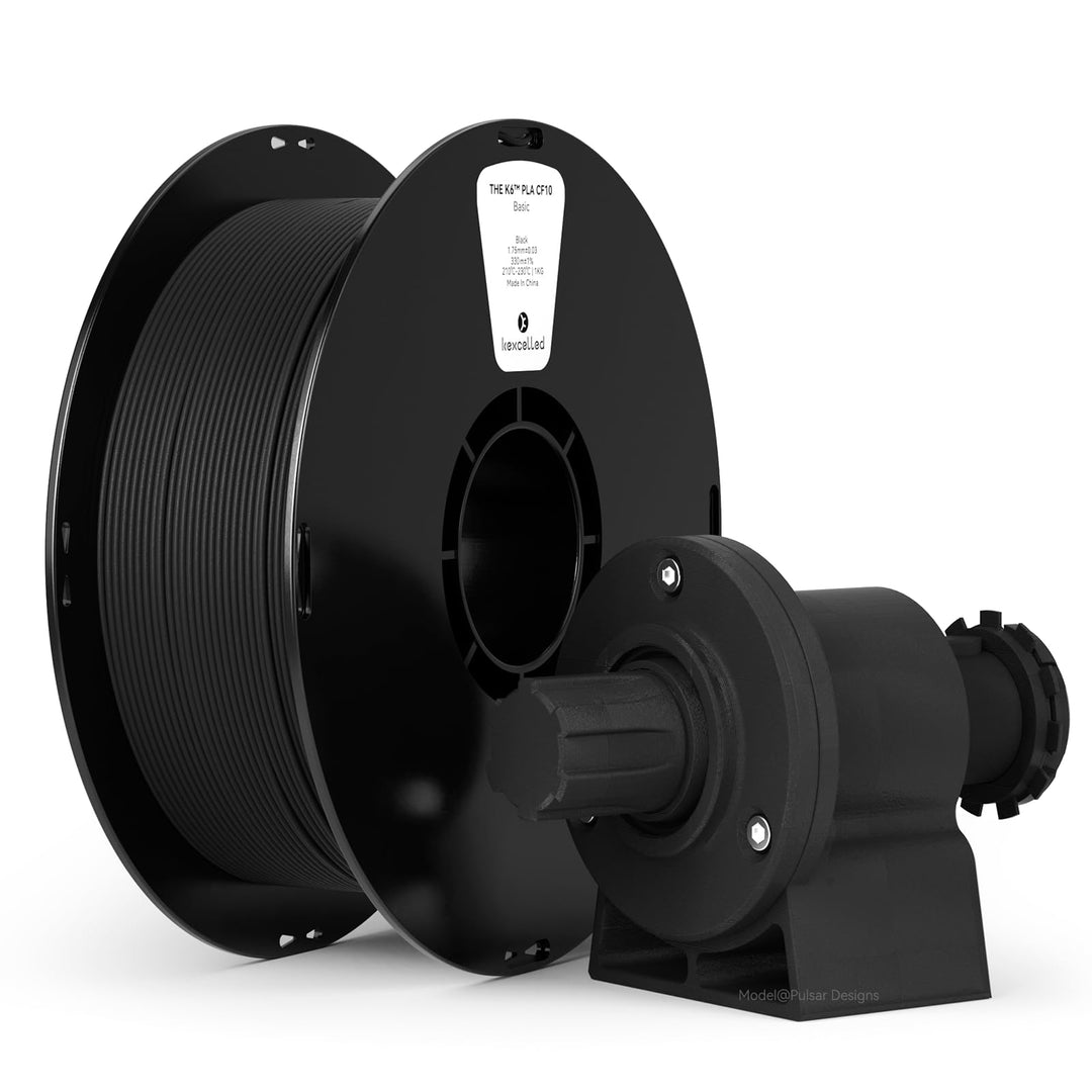 kexcelled PLA CF Kohlefaser Filament 1,75mm Modifiziertes Carbon Fiber Material Verbesserte Zähigkei