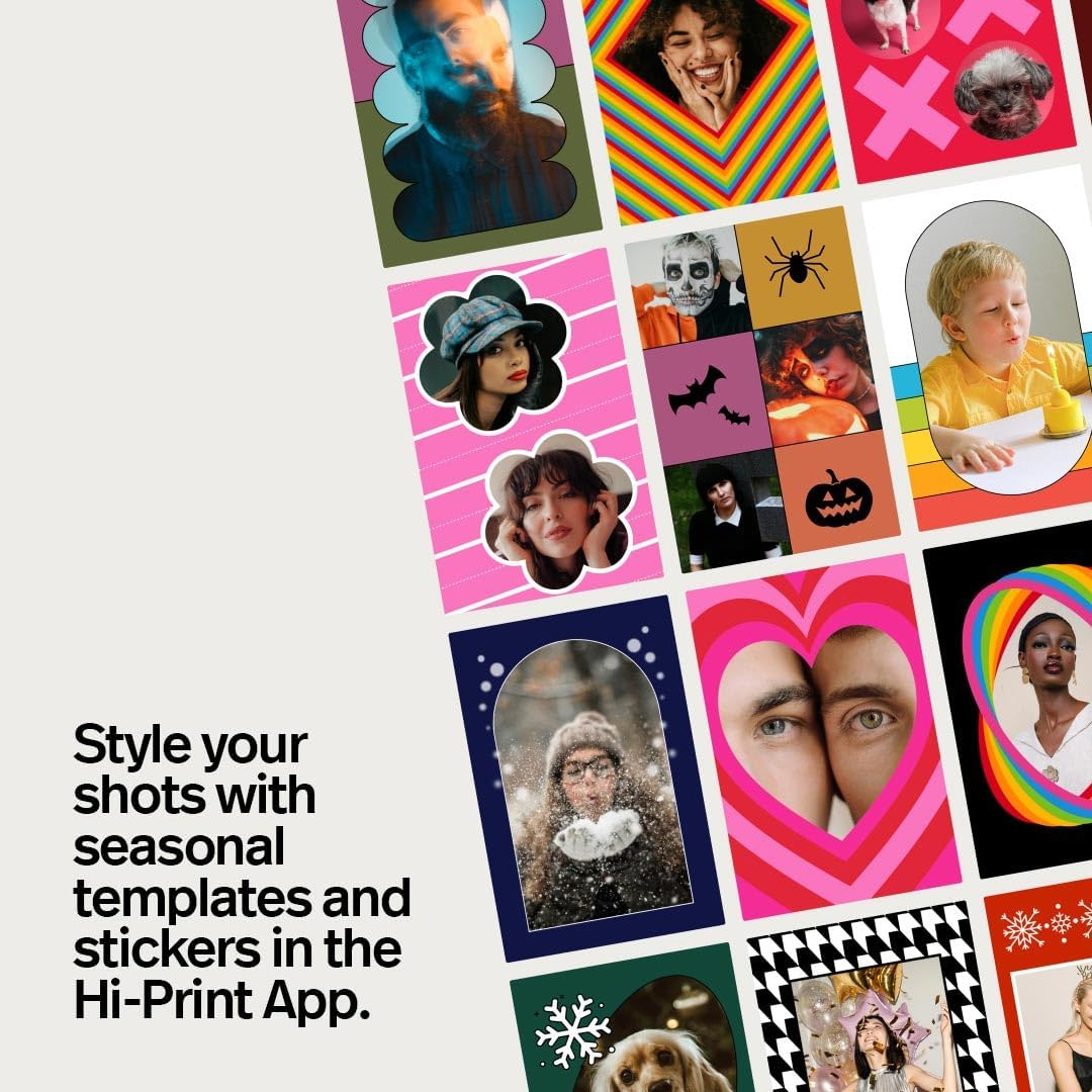 Polaroid Bundle Hi-Print+Paper - 2nd Generation - Bluetooth-verbundener 2x3 Pocket Photo- und Dye-Su