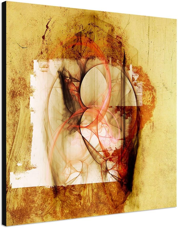 Paul Sinus Art Bild auf Leinwand Abstrakt336_60x60cm Abstraktes Motiv - Die Königspforte -quadratisc