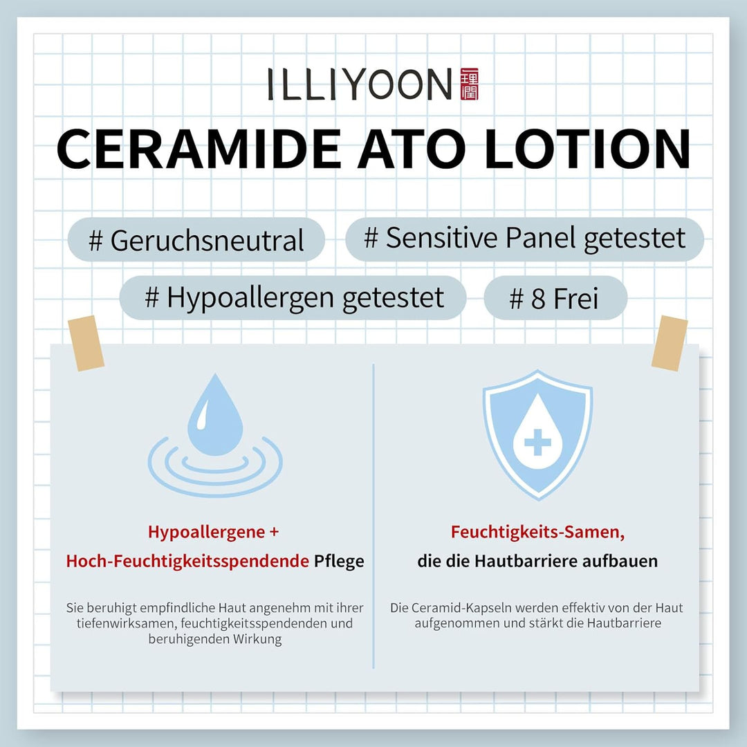Illiyoon Ceramide Ato Lotion 350 ml (für den Körper)