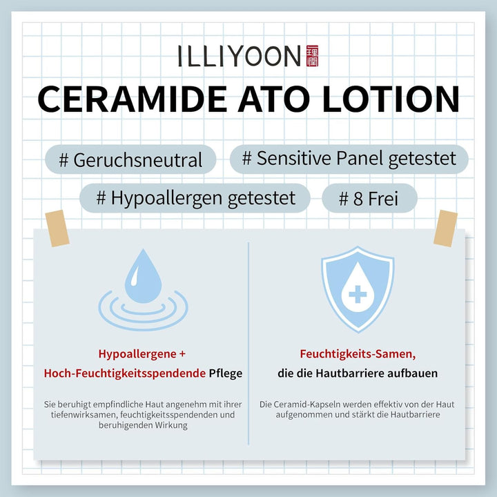 Illiyoon Ceramide Ato Lotion 350 ml (für den Körper)