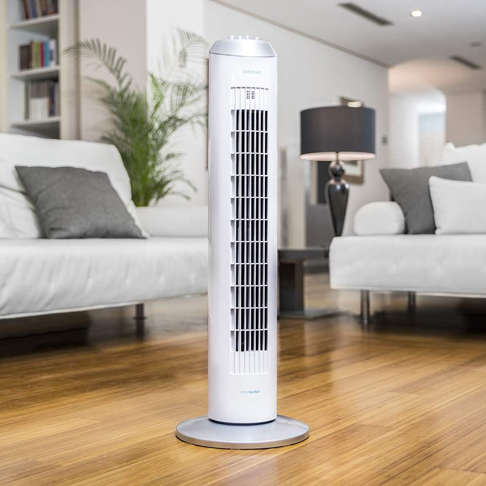 Cecotec Turmventilator mit Timer EnergySilence 8090 Skyline, 60 W, 33'' (84 cm) Höhe, Oszillation, K