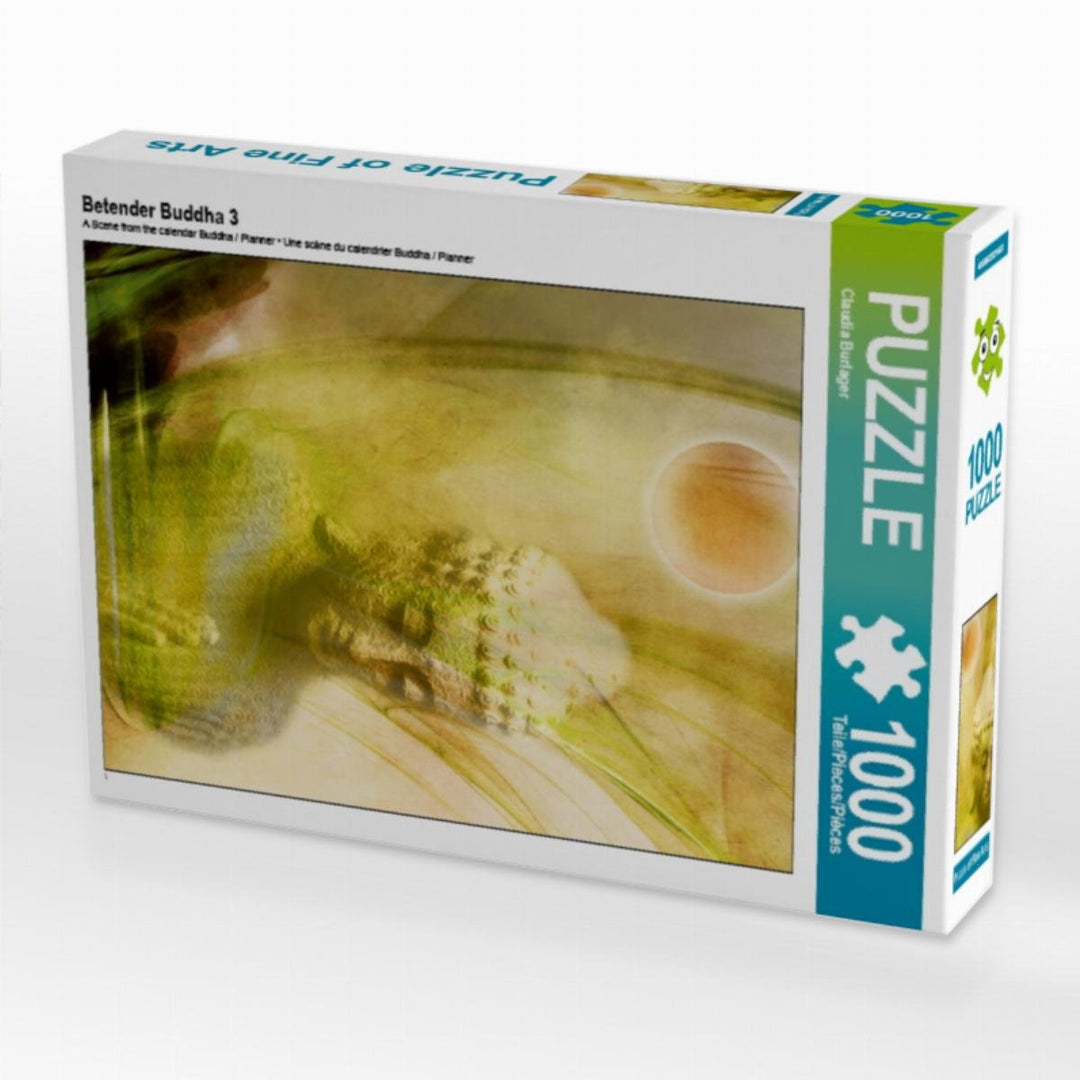 CALVENDO Puzzle Betender Buddha 3 1000 Teile Lege-Grösse 48 x 64 cm Foto-Puzzle Bild von Digital-Art