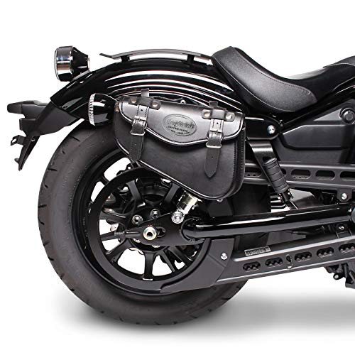 Craftride Motorrad Satteltasche für Custom Bikes Arizona schwarz rechts