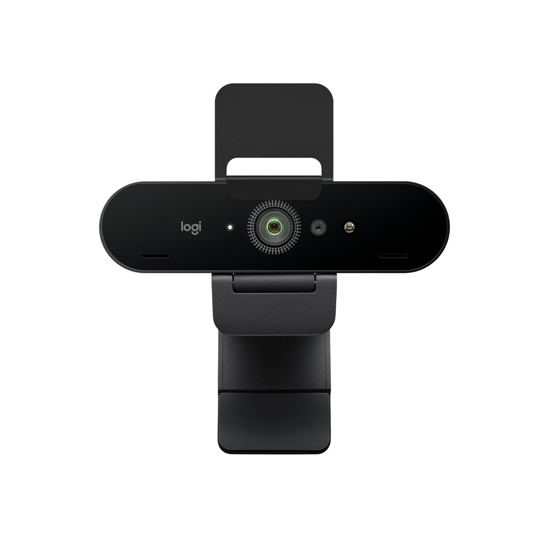 Logitech Brio 4K Webcam, Videogespräche, Mikrofon mit Geräuschunterdrückung, automatische HD-Belicht