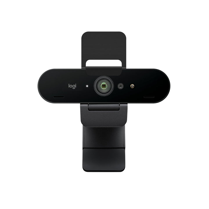 Logitech Brio 4K Webcam, Videogespräche, Mikrofon mit Geräuschunterdrückung, automatische HD-Belicht