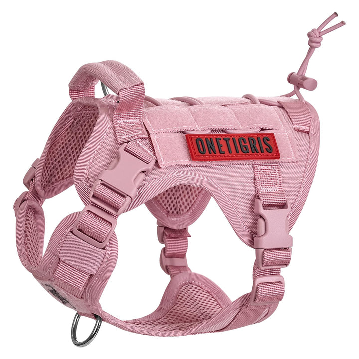 OneTigris Hundegeschirr Kleine Hunde, FIRE Watcher Taktische Geschirr mit Griffe und D-Ring No Pull