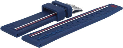 Tommy Hilfiger Uhrenarmband 22mm Kunststoff Blau - 679302205