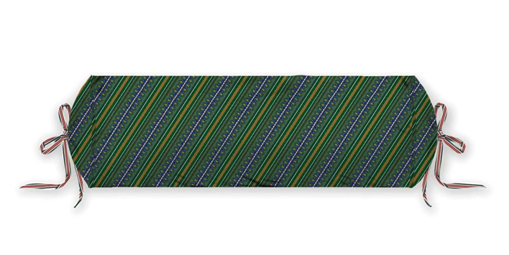 Pip Studio Nackenrolle Birds in a Row | grün - 22 x 70
