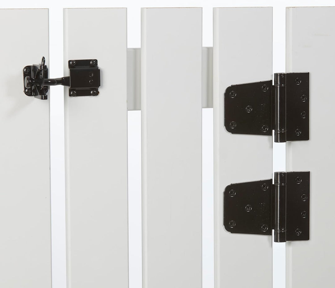 National Hardware N343-475 Selbstschliessendes Tor-Set, schwarz, 0