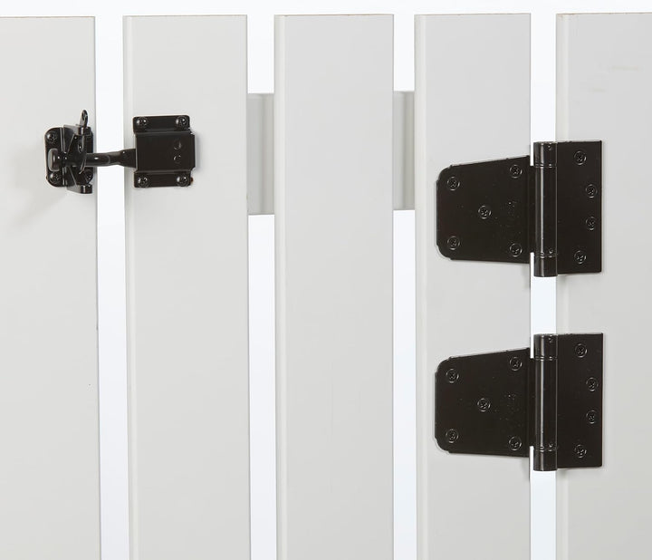 National Hardware N343-475 Selbstschliessendes Tor-Set, schwarz, 0