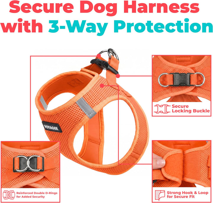 Voyager Step-In Air Hundegeschirr by Best Pet Supplies - All Weather Mesh Step in Vest Harness für k