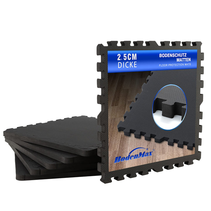 BodenMax Bodenschutzmatte Sportmatte Puzzlematte Fitnessmatte rutschfest Bodenschutz Pool Unterlegma