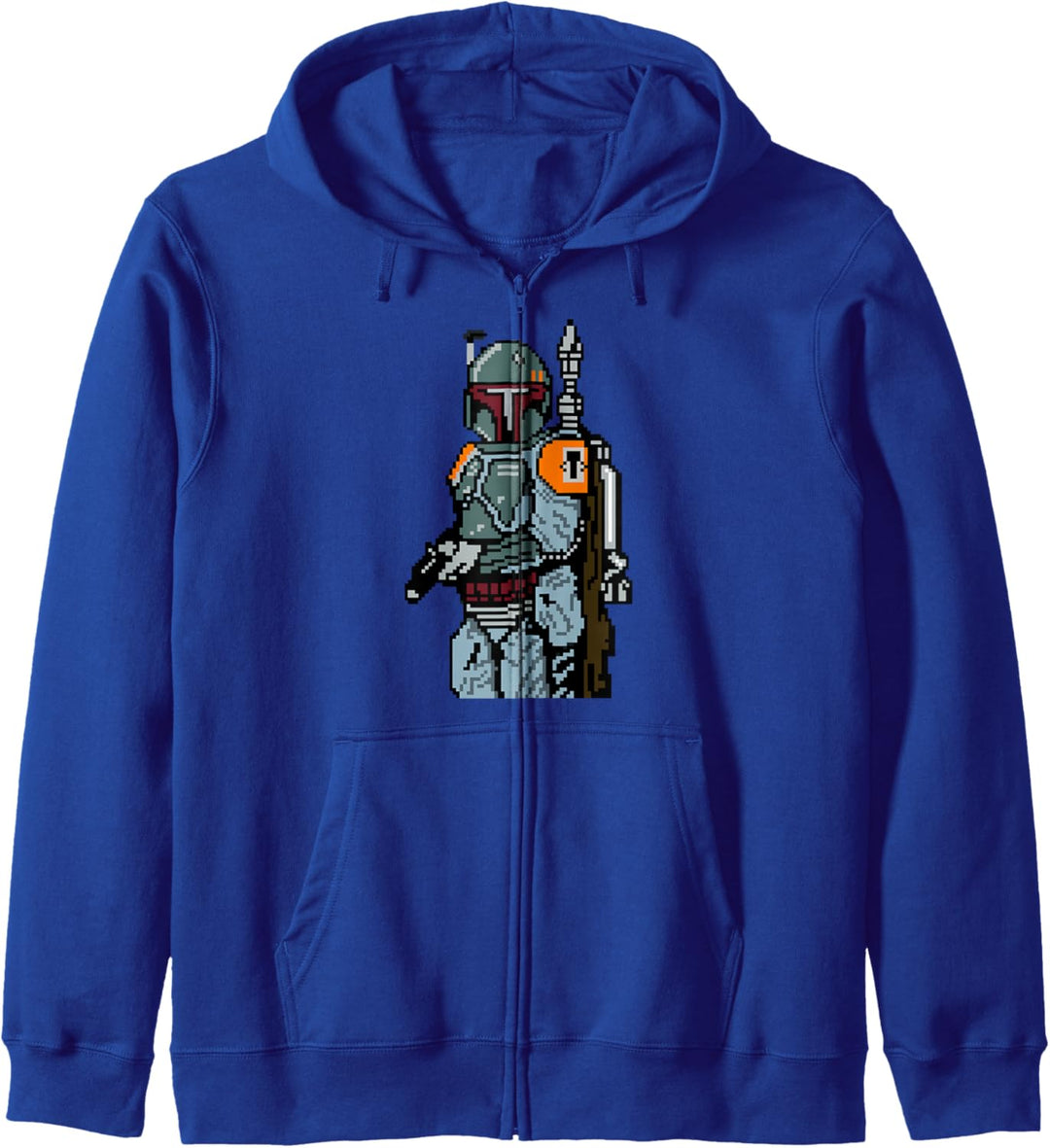 Star Wars 8-bit Pixel Boba Fett Bounty Hunter Kapuzenjacke