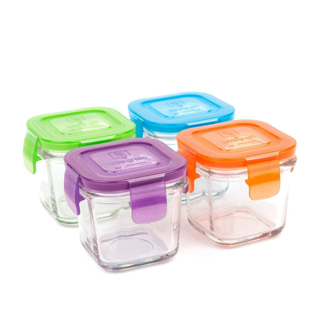 Wean Green GL428GP Cubes 4er set aus Glas - Garden Pack, 120 ml
