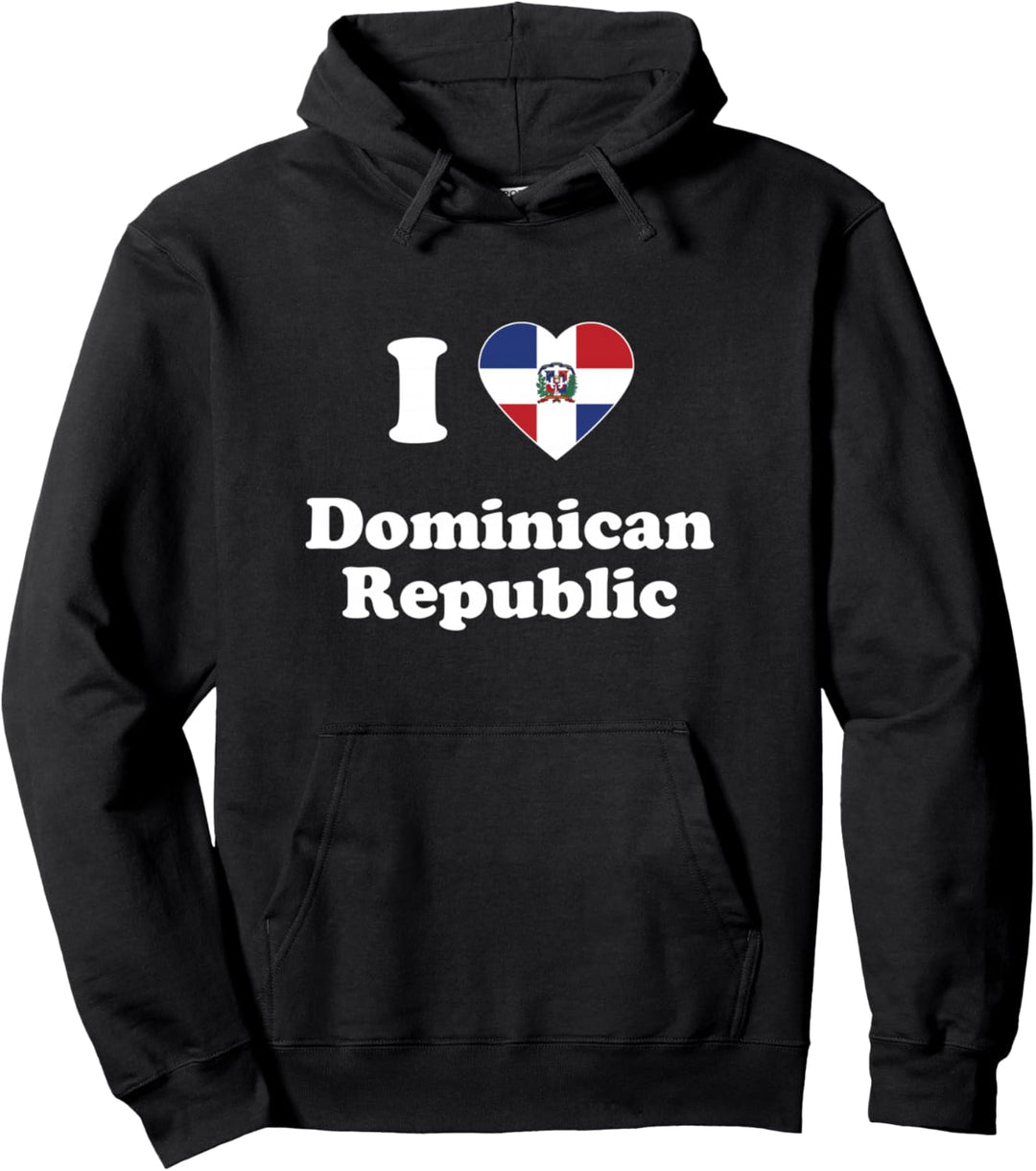 I Love Dominican Republic Dominicans Pullover Hoodie