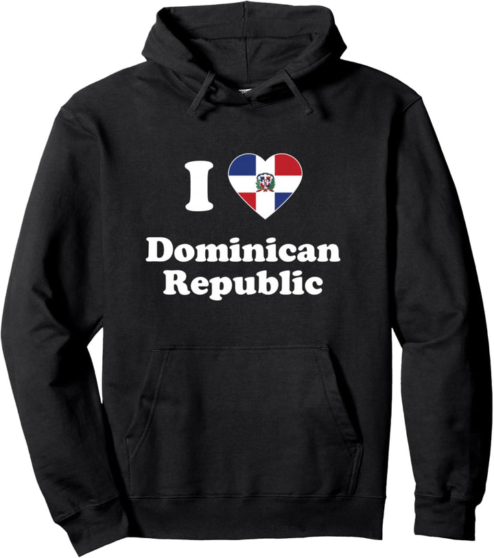 I Love Dominican Republic Dominicans Pullover Hoodie