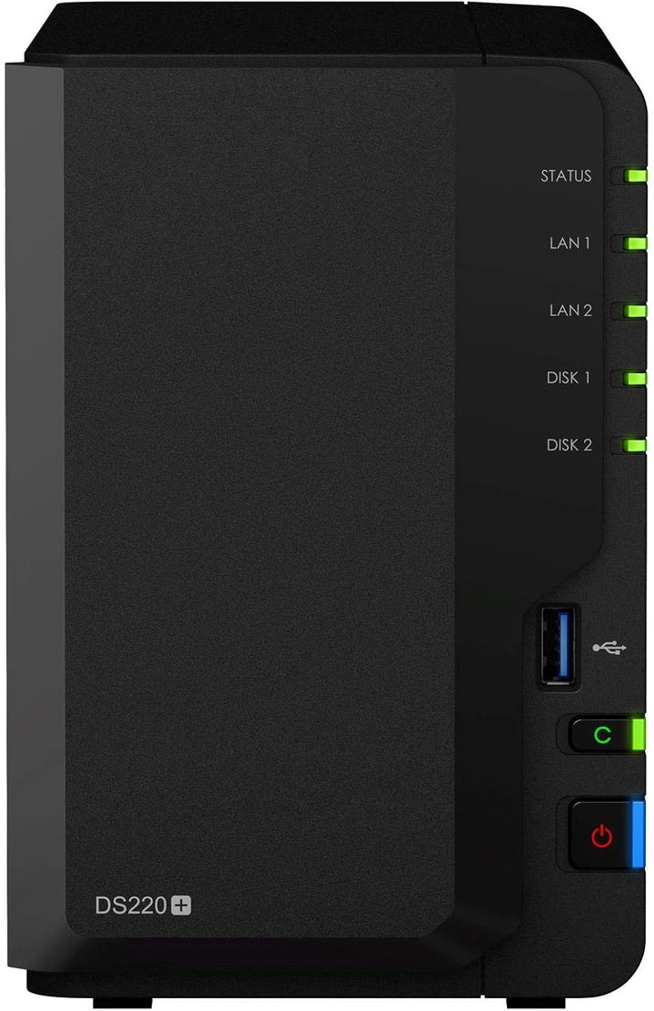 Synology DS220+(6G) Synology RAM 2-Bay 24TB Bundle mit 2X 12TB WD Red Plus