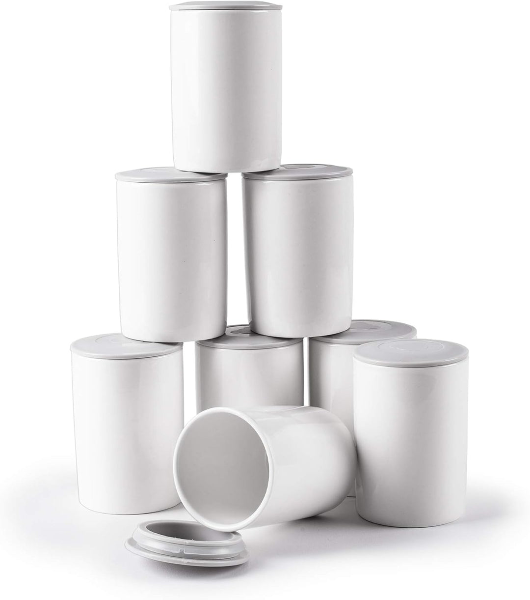Duronic P8YM2 Joghurtbecher | Ersatzbecher für Duronic Joghurtbereiter | Fassungsvermögen 125 ml | 8