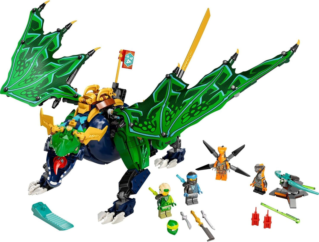 LEGO 71766 NINJAGO Lloyds legendärer Drache, Spielzeug für Jungen und Mädchen ab 8 Jahren mit Drache