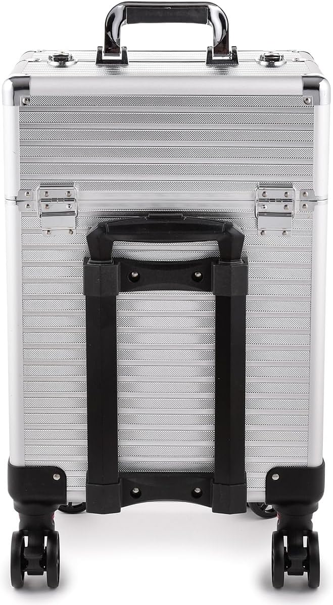 SEVICO Kosmetikkoffer Schminkkoffer Beauty Make-up Case Multikoffer professioneller Make-up Rollkoff