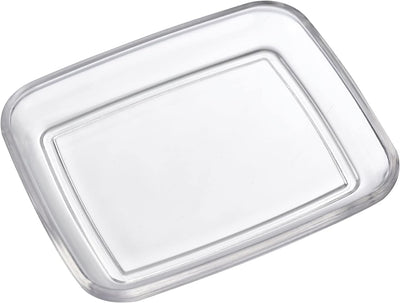 Westmark 2 Butterdosen aus Glas, Länge: 14,3 cm, Transparent, 208522E3 Glas Set 2tlg., Glas Set 2tlg