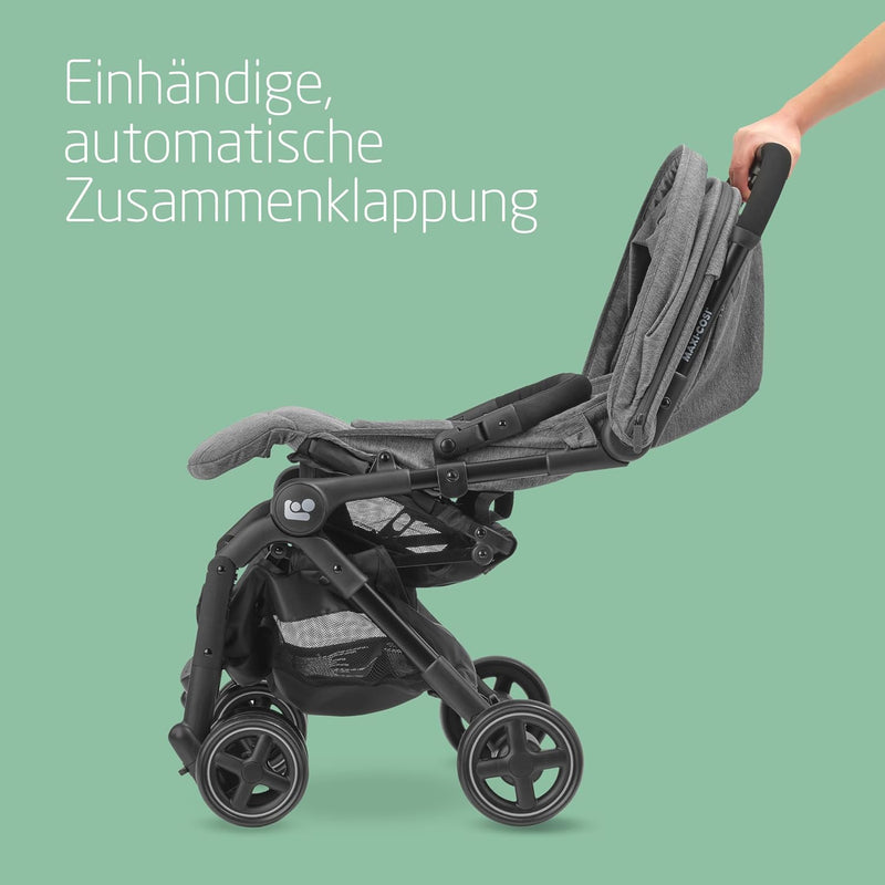 Maxi-Cosi Lara2 Kinderwagen, 0–4 Jahre, 0–22 kg, federleichter, kompakter Buggy, 3 Liegepositionen,