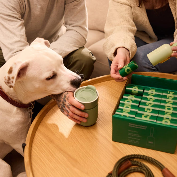 Earth Rated Halter für Hundekotbeutel mit Hundekotbeuteln, neues aussehen, haltbar und garantiert au