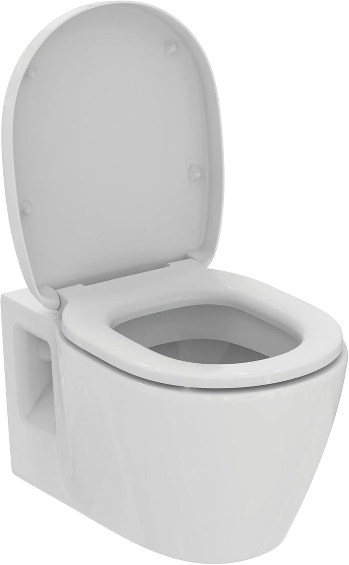 Ideal Standard E272601 WC-Paket Connect, Wandtiefspül-WC inkl. WC-Sitz Softclose (Absenkautomatik) W