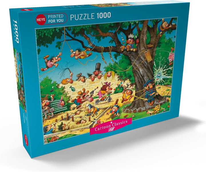 Playground - Jean-Jacques Loup - Cartoon Classics - Premium 1000 Teile Puzzle - MyPuzzle Sonderkolle