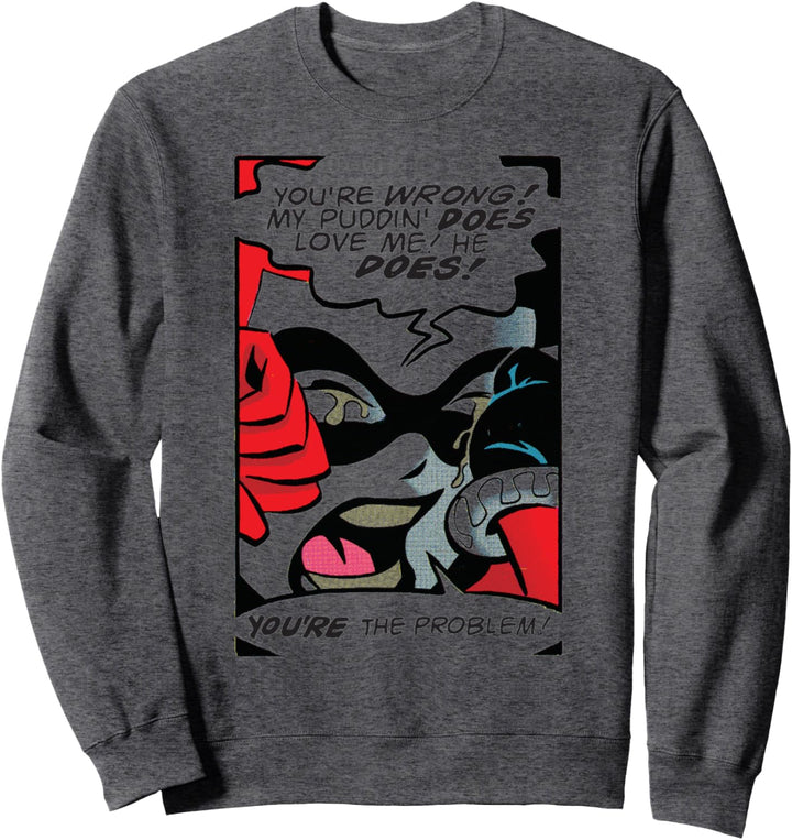 DC Harley Quinn Paneel Puddin Sweatshirt