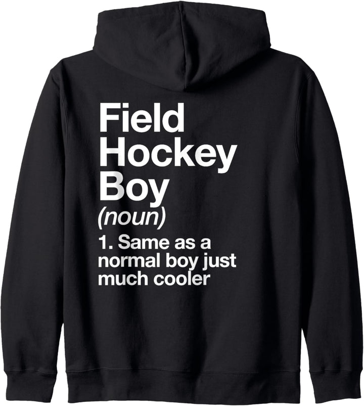 Feldhockey Junge Definition Lustige Sport Kapuzenjacke