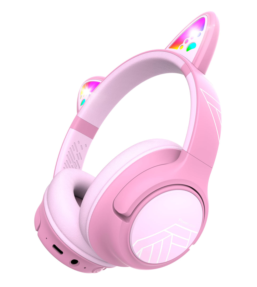 PowerLocus Bluetooth Kopfhörer Kinder, Kinderkopfhörer Over Ear mit 74/85/94dB Lautstärkebegrenzung,