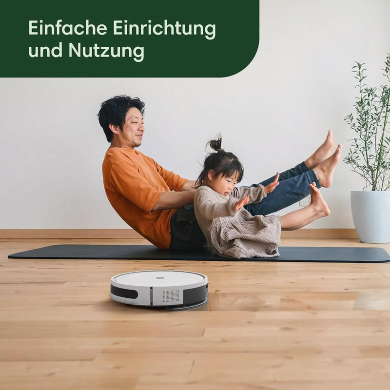 iRobot Roomba Combo Essential Saug- und Wischroboter (Y0112), leistungsstarkes Saugen und Wischen, 4