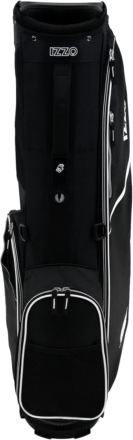 Izzo Ultra Lite Standtasche Schwarz, Schwarz