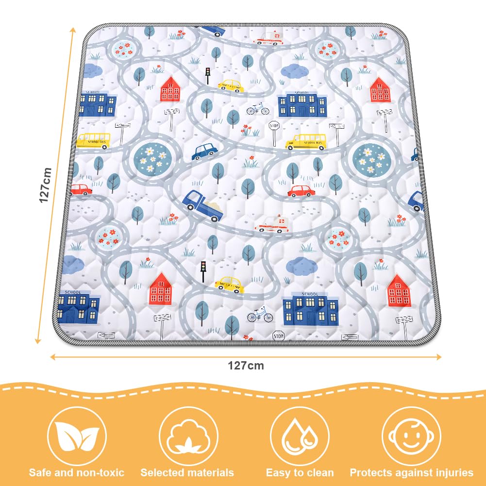 Aolso Baby Spielmatte, Baby Krabbelmatte, Faltbare Spielmatte, Krabbeldecke, Kleinkind Aktivität-Spi