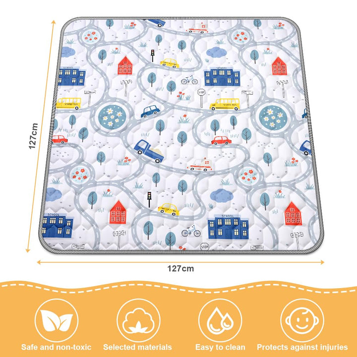 Aolso Baby Spielmatte, Baby Krabbelmatte, Faltbare Spielmatte, Krabbeldecke, Kleinkind Aktivität-Spi