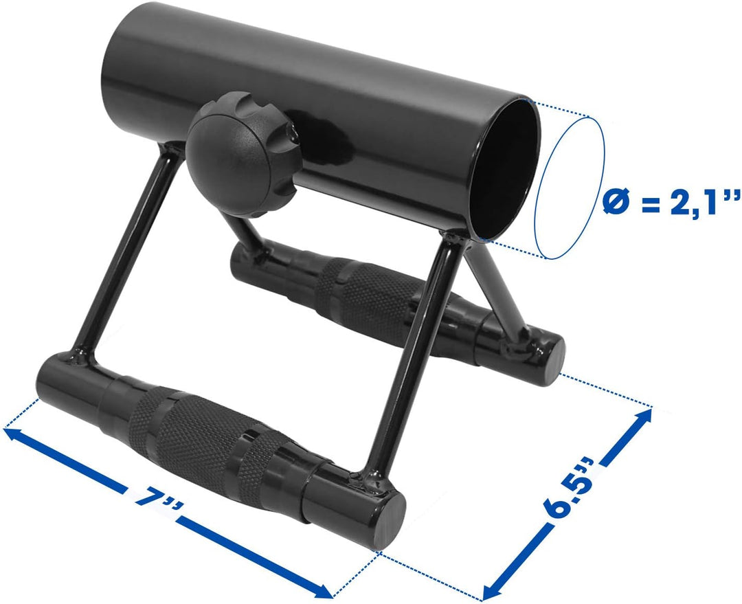 'Yes4All Deluxe T Bar Row Platform Landmine Attachments – Full 360° Swivel & Easy to Install – Fits