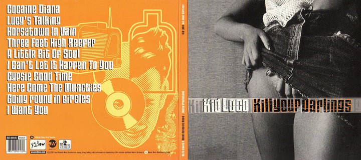 Kill Your Darlings, Audio-CD