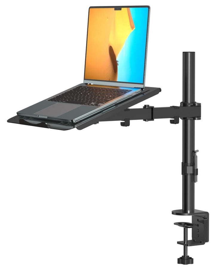suptek Monitor Arm mit Laptop Halterung Volleinstellbar für 13"-27" Bildschirme Volleinstellbar (40c