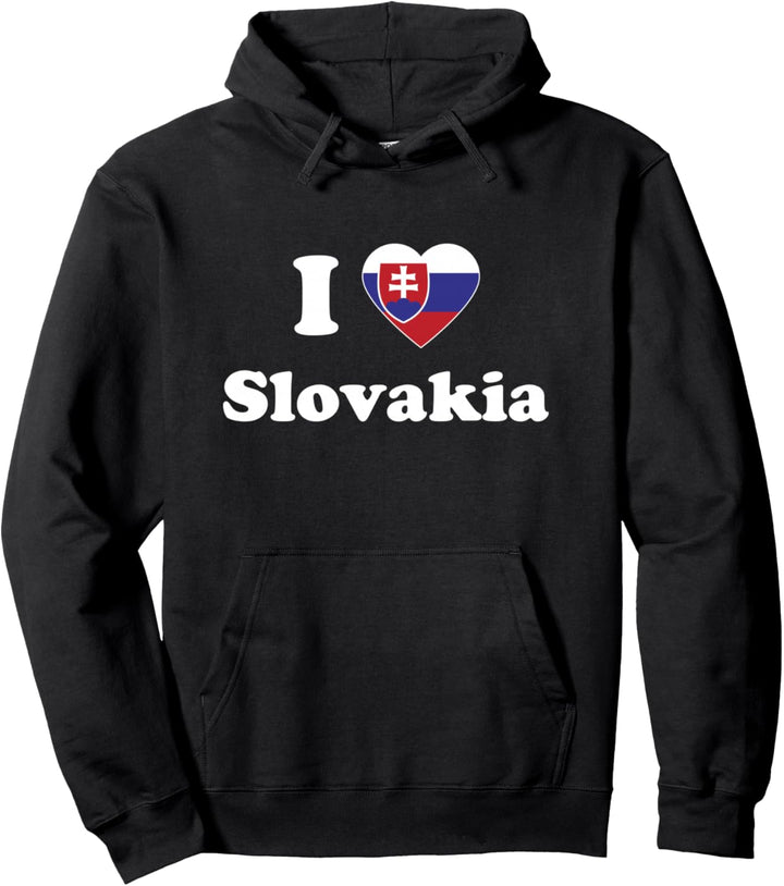 I Love Slovakia I Heart Slovakia Slovak Pullover Hoodie