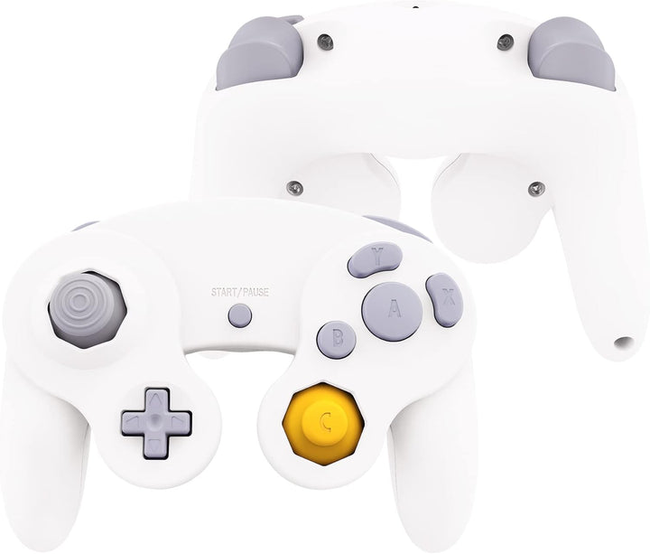 eXtremeRate Ersatz Grips Case Hülle kompatibel mit Nintendo Game Cube Controller, Griff Gehäuse & D-