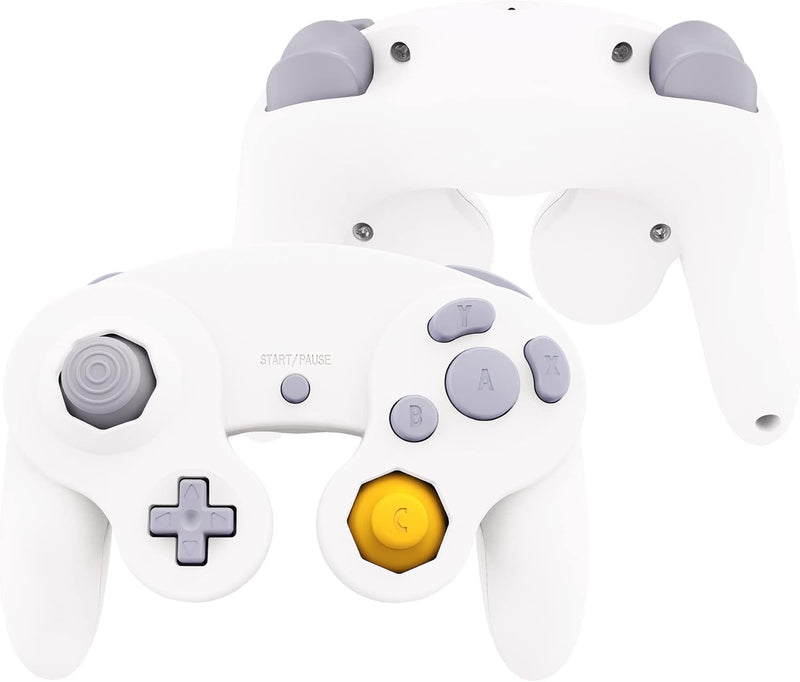 eXtremeRate Ersatz Grips Case Hülle kompatibel mit Nintendo Game Cube Controller, Griff Gehäuse & D-