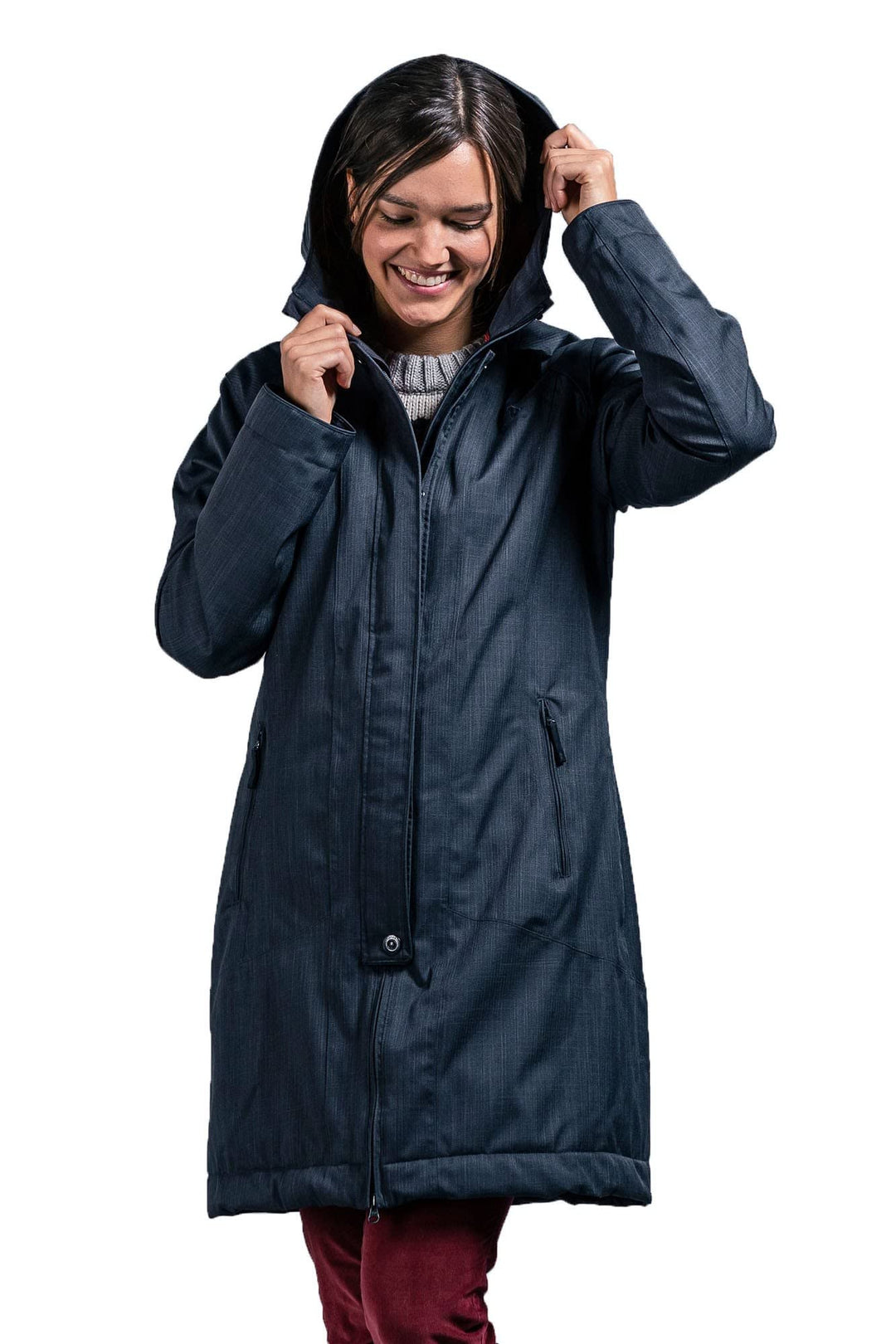 Tatonka FLOY W's Coat Women 34 grey blue, 34 grey blue
