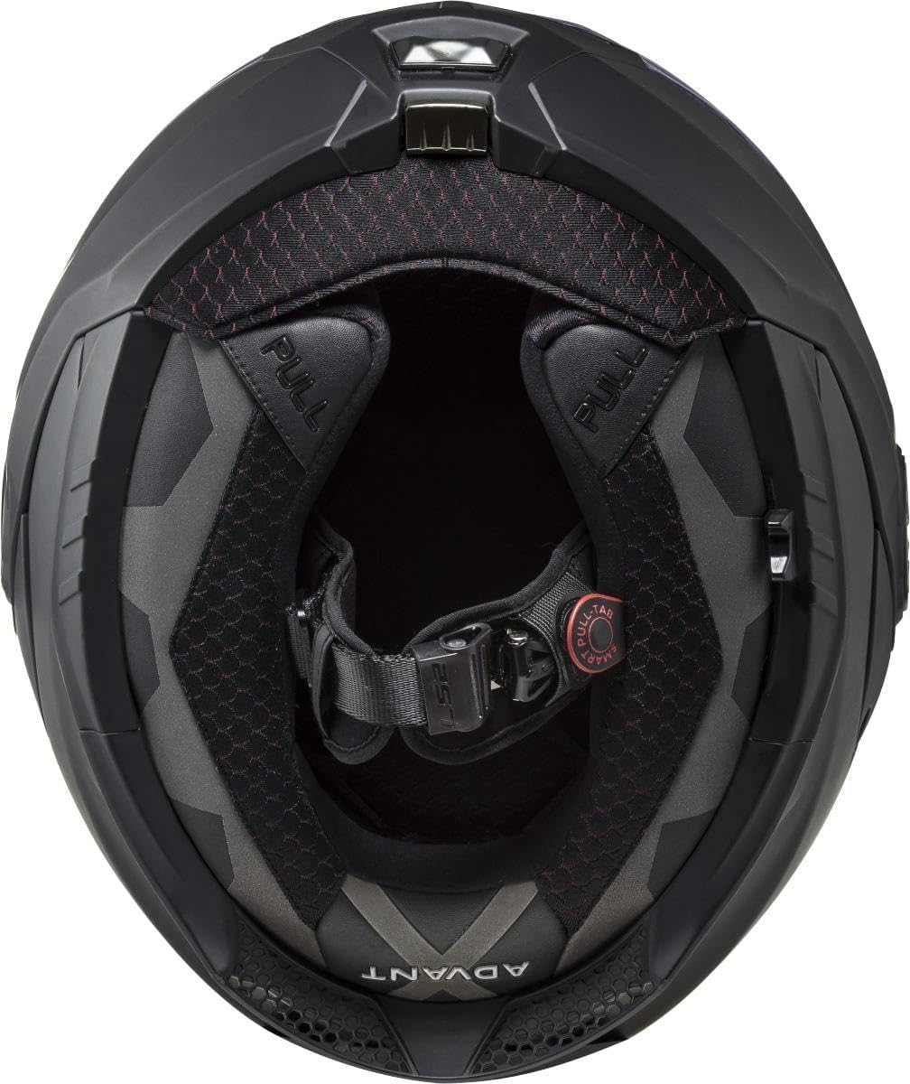 LS2, klapphelme motorrad ADVANT X solid mat black, XXXL 3XL solid mat black, 3XL solid mat black
