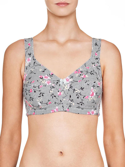 Susa Damen BH 90D Lind-bedruckt, 90D Lind-bedruckt