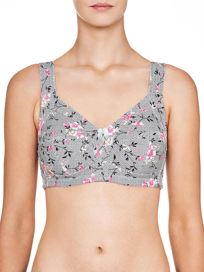 Susa Damen BH 90D Lind-bedruckt, 90D Lind-bedruckt