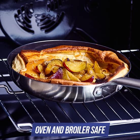 Blue Diamond Cookware Triple Steel Edelstahl Diamantverstärkte Keramik Antihaft, 16 cm/1,2L Stielkas